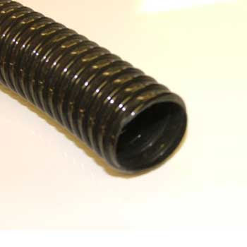 Waste hose 1 1/2" dia. black 38mm