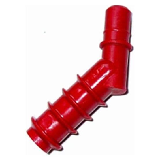 Comet Angled tail for Comet taps (Red)