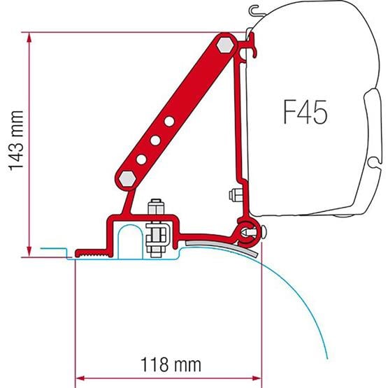 Fiamma Installation Kit Fiat Ducato 2006