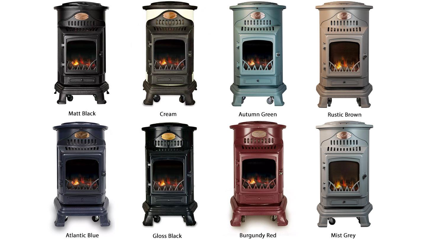 Provence Gas Heaters Colour Range