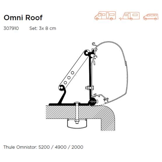 Thule Omnistor Universal Roof Adapter