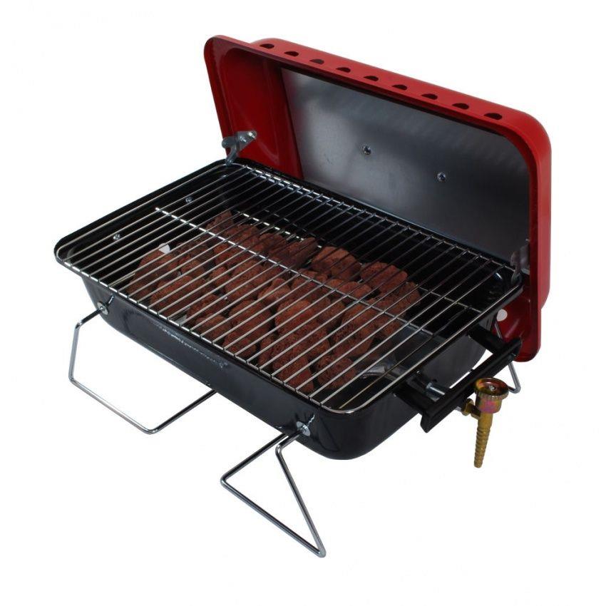 Gordon Portable Gas BBQ with Lid | Camping barbecues | Leisureshopdirect