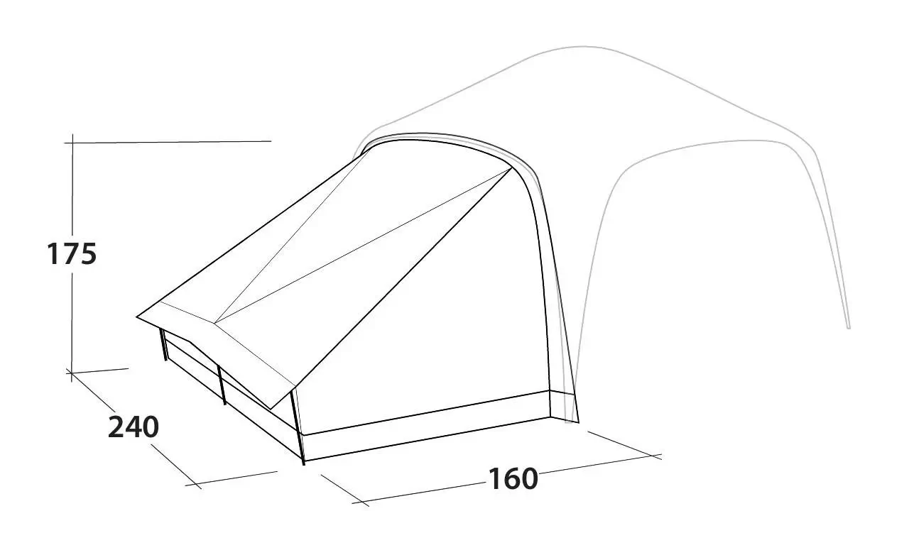 Outwell Lounge L Annexe | Outwell Tent Accessories | Leisureshopdirect