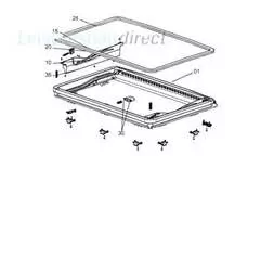 Dometic Midi-Heki Exterior Frame Complete