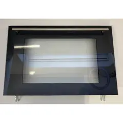 Thetford Caprice Drop-down Oven Door - Black/Silversand