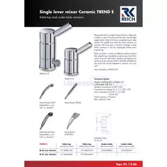 Reich Keramik Trend E table top( 3/8th version)