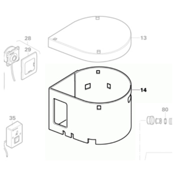 Casing for Ultrastore 14ltr