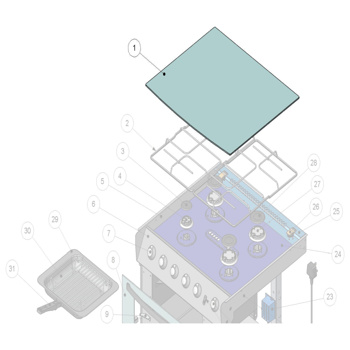 Glass Lid Spinflo Enigma Cooker (direct del)