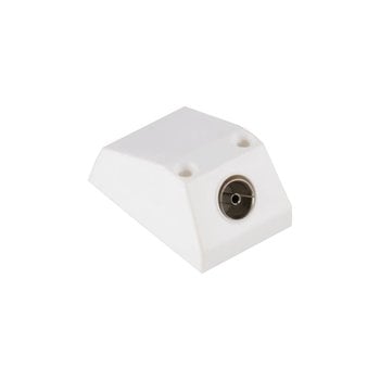 Maxview TV or FM Single Surface Coaxial Outlet Box (Blister Pack)