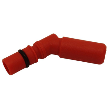 Red hose connector for Reich tap