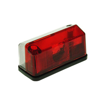 Red/White Side Marker With Screw Fix Lens