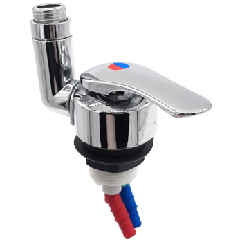 Reich Twist Tabletop Shower Tap with 90 degree elbow (39mm)