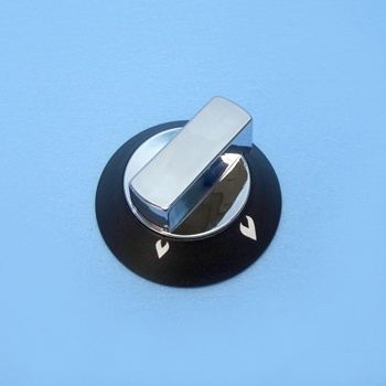 Thetford Hob-Grill Knob Black & Chrome for Enigma Cookers