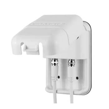 Twin Weatherproof Socket with F Connector