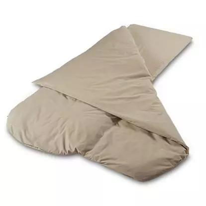 Duvalay Compact 4.5 Tog Sleeping Bag Cappuccino Sleeping bags Leisureshopdirect