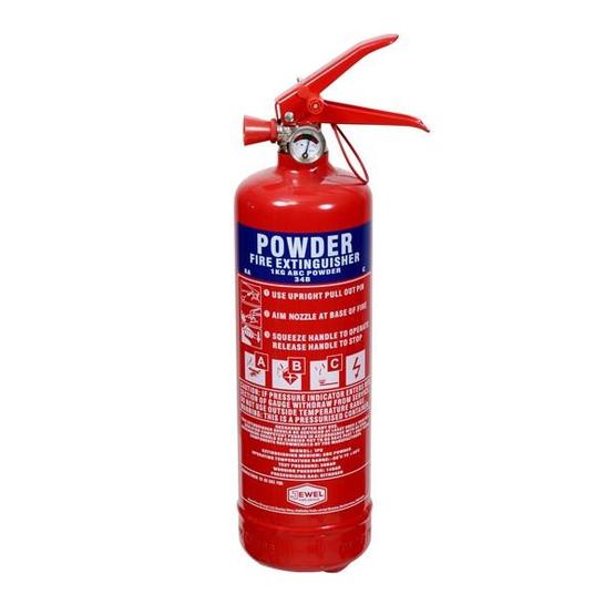 Abc Dry Powder Fire Extinguisher 1kg Interior Safety Leisureshopdirect