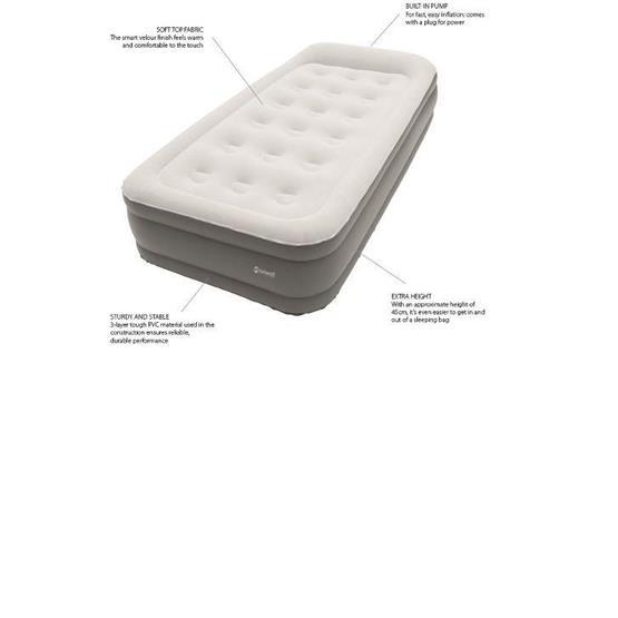 outwell superior single airbed