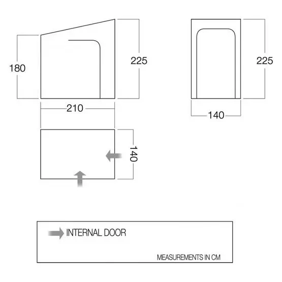 Vango Caravan Awning Bedroom (BR002) | Vango awning accessories ...