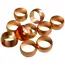 10mm Copper Olive (Pack of 10) image 1