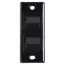 Double Architrave Switch - Black image 1