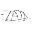 Easy Camp Hidra 4 Poled Adventure Tunnel Tent image 4