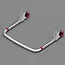 Fiamma Telescopic Rail Support CB Pro Red image 1