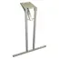 Free standing table leg - 660mm - silver sand image 1