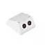 Maxview TV/FM Twin Outlet Surface Coaxial Splitter Box image 1