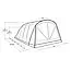 Outwell Alabama 6 Person Air TC Tent image 10