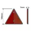 Plain Red Triangle Reflectors image 2