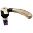 Reich Twist Mixer Tap Matt Nickel - Right Hand image 1