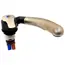 Reich Twist Mixer Tap Matt Nickel - Right Hand 90 degree spout image 3