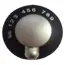 Thetfford Cooker Knob Spinflo Black/Satin finish with Numbers image 1